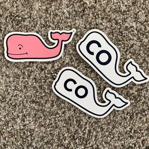 🌸Vineyard Vines stickers - 2 CO versions and pink original